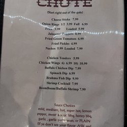 Brahma Bull Restaurant - Updated menu