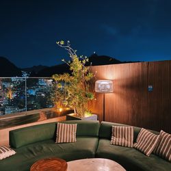 Hilton Hotels & Resorts - Rooftop bar/lounge.