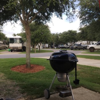 Geronimo RV Park - View from site 13 - RV Parks Near Me - Miramar Beach, Florida