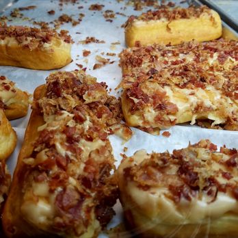 Hurts Donut - Maple Bacon Bars - Donuts Near Me - Frisco, Texas Hurts Donut - Maple Bacon Bars - Donuts Near Me - Frisco, Texas