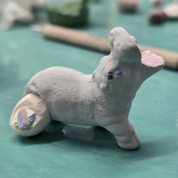 Brookside Ceramics - Poor little fella was missing a leg. No problem. I had a fingertip to bring it all together! - Kids Activities Near Me - Kansas City, Missouri Brookside Ceramics - Poor little fella was missing a leg. No problem. I had a fingertip to bring it all together! - Kids Activities Near Me - Kansas City, Missouri