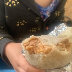 La Placita Market - Bean cheese and rice burrito