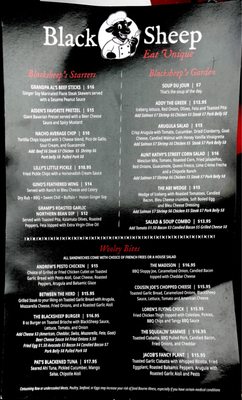 Menu photo 4 Black Sheep Miller Place, NY