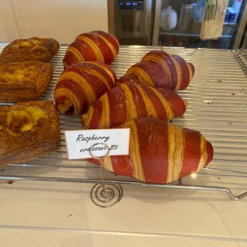 Saveurs la Boulangerie - Raspberry croissants - Cafes Near Me - Austin, Texas