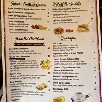 The Café - Breakfast Menu as of 02.24.2024 - Asian Fusion Near Me - Valley Center, California