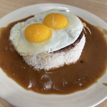 Aloha Stacks - Beef patty Loco Moco - Pancakes Near Me - El Monte, California