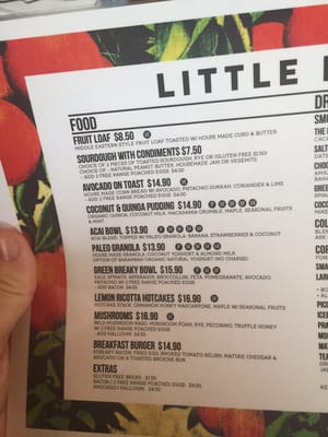 Menu photo 5 Little Loco Brisbane, QLD