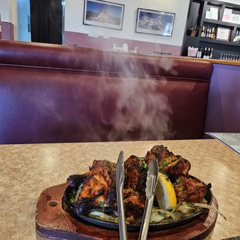 Himalayan Taste - Sizzling plate of 21. LAMB CHOPS (RACK OF LAMB / 5 PCS) - Indian Near Me - Menifee, California Himalayan Taste - Sizzling plate of 21. LAMB CHOPS (RACK OF LAMB / 5 PCS) - Indian Near Me - Menifee, California