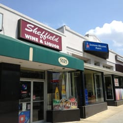 Sheffield Wine & Liquors Shoppe - Here's the storefront. If you're headed north on Connecticut, take a right on Nebraska and the next right leads to a parking lot