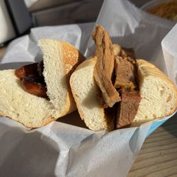 Smoked Beef Brisket Sandwich Smoked Beef Brisket Sandwich