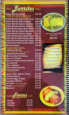 Menu photo 3 Rosa's Restaurant Hermosa Beach, CA