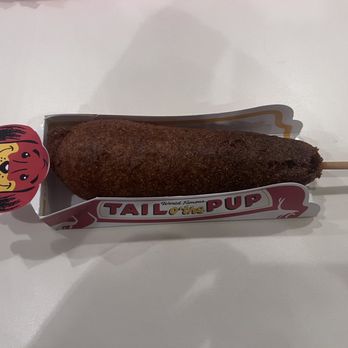 Tail O' the Pup - Jumbo corn dog - Burgers Near Me - West Hollywood, California Tail O' the Pup - Jumbo corn dog - Burgers Near Me - West Hollywood, California
