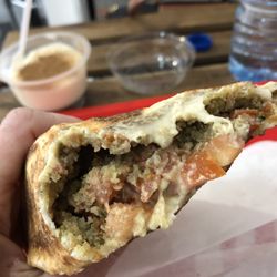 Falafel du Liban - The falafel isn't in fried balls, it is more like a richly textured spread and tastes so fresh and delicious!