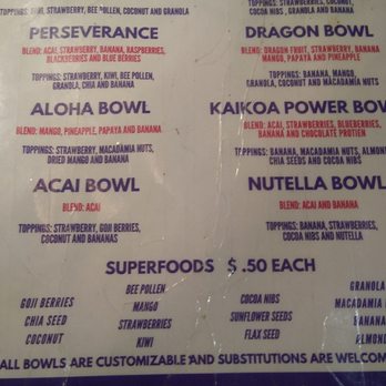 SOB Grinds-Shaka Shack - Acai menu - Hawaiian Near Me - Juneau, Alaska SOB Grinds-Shaka Shack - Acai menu - Hawaiian Near Me - Juneau, Alaska