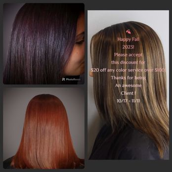 Egan Hill - Happy Fall 2023!! $20 off any color service over $100 10/17 through 11/11! Thank you for being awesome clients! - Hair Stylists Near Me - Greenville, South Carolina Egan Hill - Happy Fall 2023!! $20 off any color service over $100 10/17 through 11/11! Thank you for being awesome clients! - Hair Stylists Near Me - Greenville, South Carolina