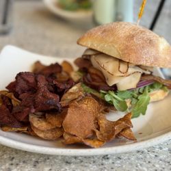 Rose's - Turkey BLT with root vegetable chips