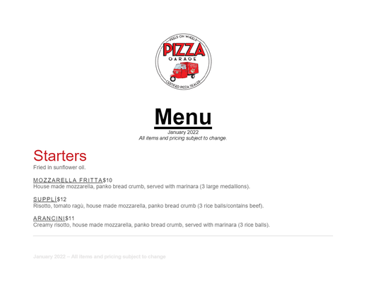 Peels On Wheels Pizza Garage by null