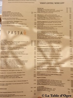 Menu photo 1 Pastař Praha 1, PR Menu photo 1 Pastař Praha 1, PR