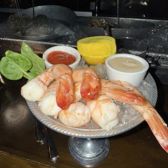 J Carver’s - Shrimp cocktail was DELICIOUS! Loved how big the prawns were and the mustard sauce was excellent - Steakhouses Near Me - Austin, Texas J Carver’s - Shrimp cocktail was DELICIOUS! Loved how big the prawns were and the mustard sauce was excellent - Steakhouses Near Me - Austin, Texas