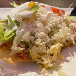 Crab tostada Crab tostada