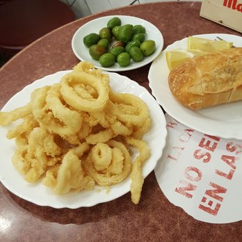 La Campana - Skip the bread. Calamari is good! - Tapas Bars Near Me - Madrid, M