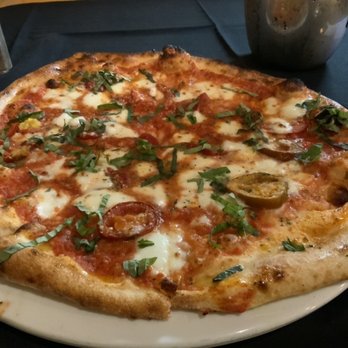 Pizza Pazzo - Margherita Pizza with hot cherry peppers - Pizza Near Me - Mount Pleasant, South Carolina