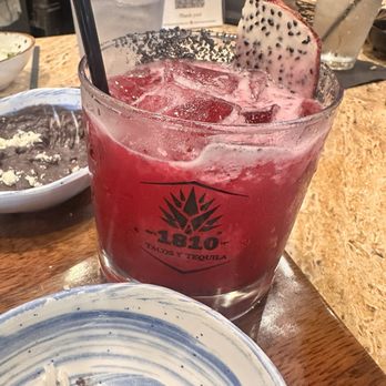 1810 Tacos y Tequila - Dragonfruit refresher - Mexican Near Me - Jacksonville Beach, Florida 1810 Tacos y Tequila - Dragonfruit refresher - Mexican Near Me - Jacksonville Beach, Florida