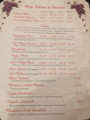 Menu photo 8 Sal's Italian Restaurant Roanoke, VA Menu photo 8 Sal's Italian Restaurant Roanoke, VA