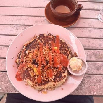 Shorehouse Kitchen - Mango Pancakes - Coffee & Tea Near Me - La Jolla, California Shorehouse Kitchen - Mango Pancakes - Coffee & Tea Near Me - La Jolla, California