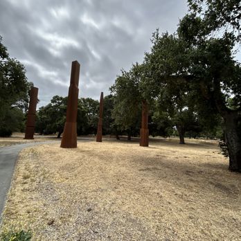 The Stanford Columns - Beverly Pepper - Public Art Near Me - Stanford, California