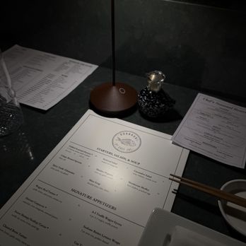 Doanburi - menu by the sushi bar - Japanese Near Me - Las Vegas, Nevada