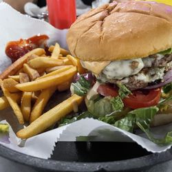 Double California burger