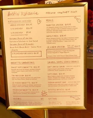 Menu photo 5 Austin Rotisserie Austin, TX