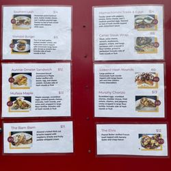Bearded Chef Brunch - Menu 5/27/23