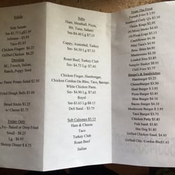 Pizza Shed - Most recent menu