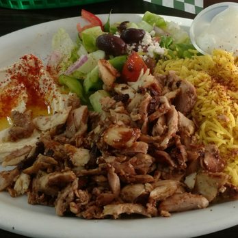 Green Corner Restaurant - Chicken shawarma plate - Mediterranean Near Me - Mesa, Arizona