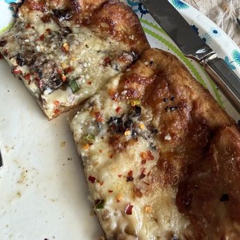 Mellow Mushroom Brier Creek - Holy shiitake pizza with less mushrooms and a lot of crust - Pizza Near Me - Raleigh, North Carolina Mellow Mushroom Brier Creek - Holy shiitake pizza with less mushrooms and a lot of crust - Pizza Near Me - Raleigh, North Carolina