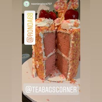 Tea Bag’s Corner Sweets Boutique - Strawberry Shortcake - Custom Cakes Near Me Tea Bag’s Corner Sweets Boutique - Strawberry Shortcake - Custom Cakes Near Me