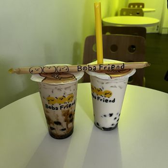 Boba Friend - Brown Sugar Milk Tea Boba Oolong milk tea - Bubble Tea Near Me - Monrovia, California