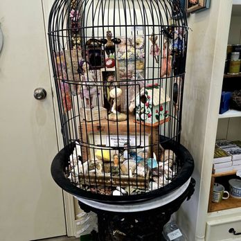 The Curious Nest - I can't help but look inside the cage. - Antiques Near Me - Edmonds, Washington