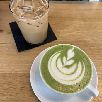 The Mill - Oat milk matcha latte and oat milk vanilla latte - Coffee & Tea Near Me - Sacramento, California The Mill - Oat milk matcha latte and oat milk vanilla latte - Coffee & Tea Near Me - Sacramento, California