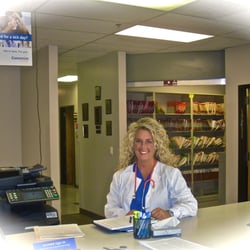 Concentra Medical Centers - Front desk. You never need an appointment, just walk in!