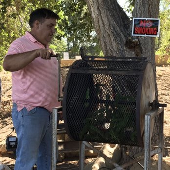 Big Jim Farms - Getting our chilis roasted - smells amazing - Farms Near Me - Albuquerque, New Mexico