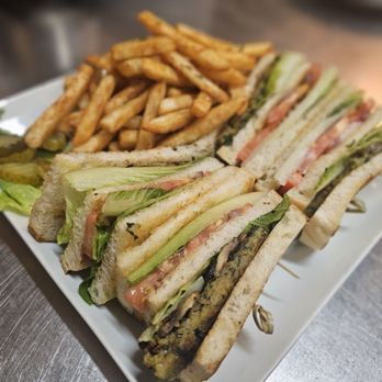 Skillet & Vine Bistro - Veggie Club stack - Breakfast & Brunch Near Me - Seattle, Washington Skillet & Vine Bistro - Veggie Club stack - Breakfast & Brunch Near Me - Seattle, Washington