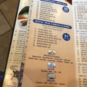 Pho 90 Degree - menu page 4 - Vietnamese Near Me - San Jose, California