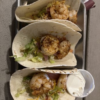 Derailed Taphouse - Blacken shrimp tacos - American Near Me - East Stroudsburg, Pennsylvania