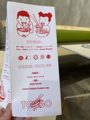 Menu photo 3 Pho Vietnam Danbury, CT Menu photo 3 Pho Vietnam Danbury, CT