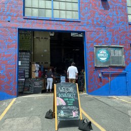 Exterior outside entrance of Downeast Cider House - Pick up for a good time - Boston, Massachusetts Exterior outside entrance of Downeast Cider House - Pick up for a good time - Boston, Massachusetts