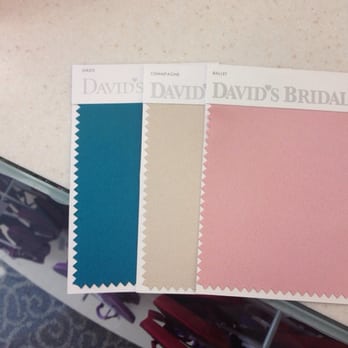 David's Bridal - Bridesmaid dress color swatches. Tons to choose from! - Bridal Near Me - Sugar Land, Texas David's Bridal - Bridesmaid dress color swatches. Tons to choose from! - Bridal Near Me - Sugar Land, Texas