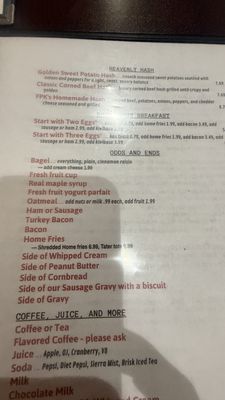 Menu photo 1 Flat Pennies Kitchen Willington, CT